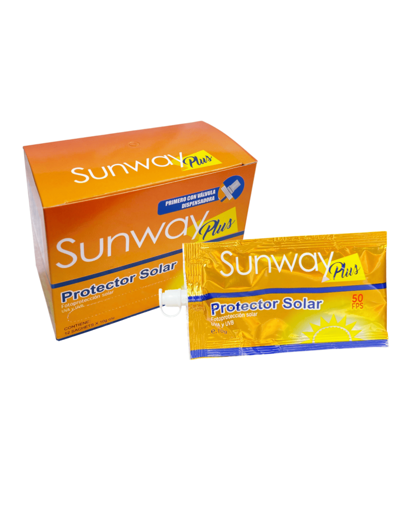 Bloq Solar Sunway Plus Tapita Por 12 Disp. Por 10 Grs