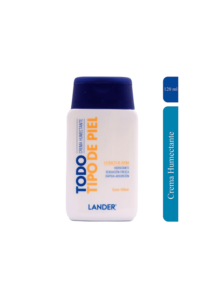 Crema Todo Tipo De Piel Extracto De Avena X120 Ml