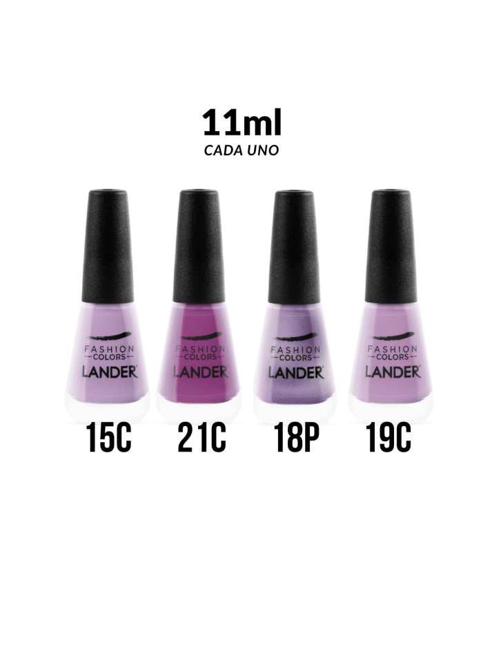 Kit Lilas (15C-21C-18P-19C) X 11 Ml